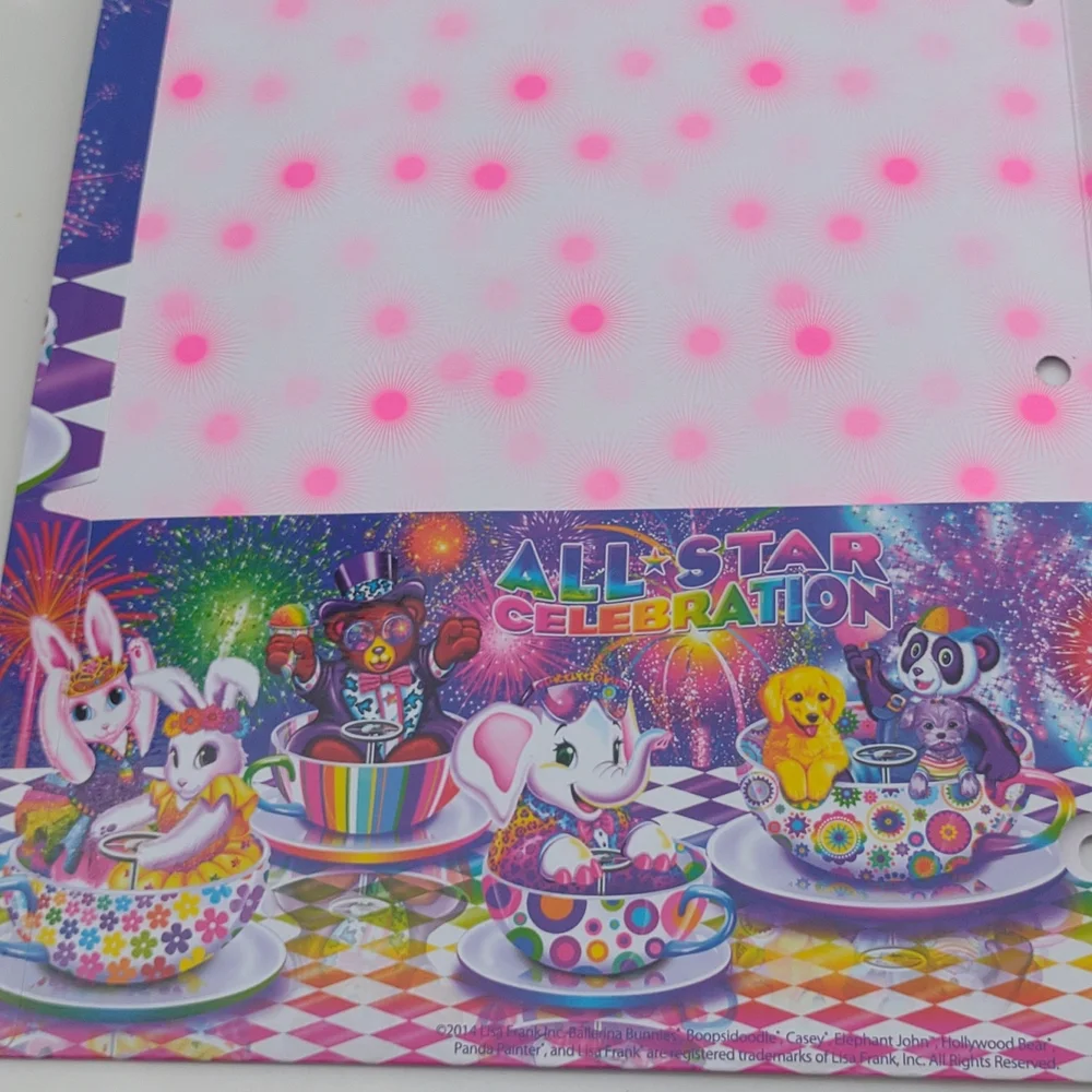NEW Lisa Frank Folders Lot Of 2